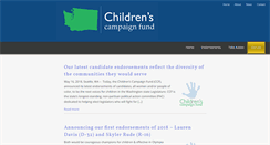 Desktop Screenshot of childrenscampaignfund.org
